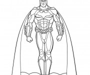 Coloriage et dessins gratuit Batman en Ligne à imprimer