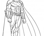 Coloriage Batman équipé