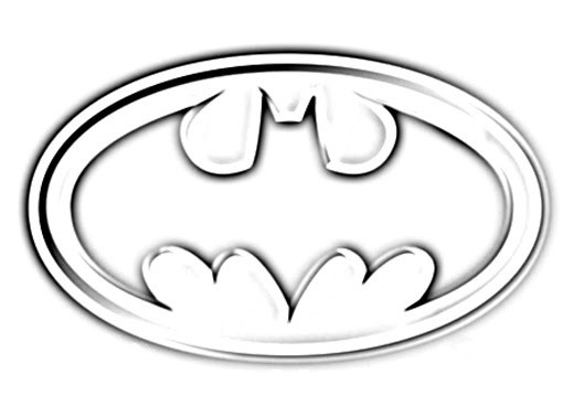 Coloriage et dessins gratuits Logo Batman à imprimer