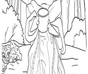Coloriage B&eacute;b&eacute; Yoda avec de la soupe chaude en noir et blanc