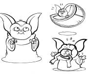 Coloriage Le quotidien de Baby Yoda