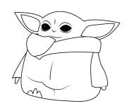 Coloriage Petit Yoda