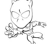 Coloriage Black Panther de Marvel