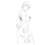 Coloriage Black Widow artistique