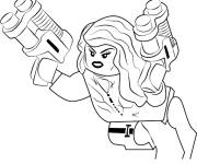 Coloriage et dessins gratuit Lego Black Widow à imprimer