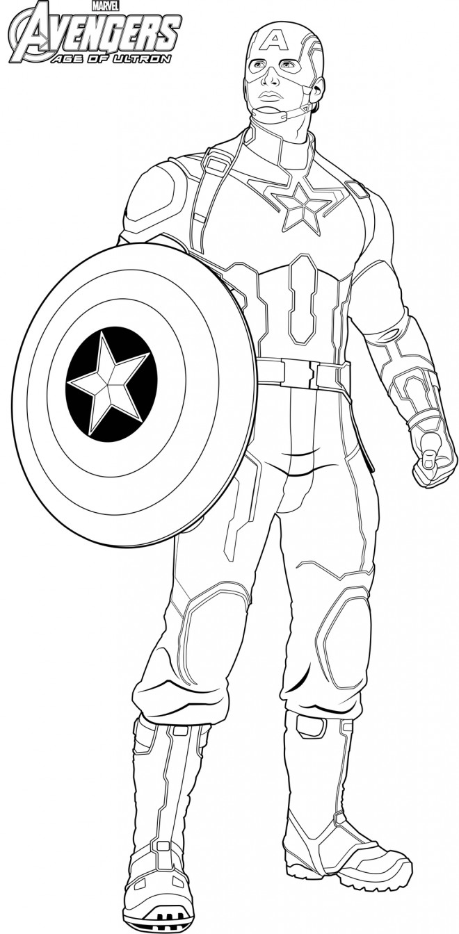 Coloriage Avengers à imprimer gratuitement