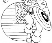 Coloriage Captain America Le Tout Puissant