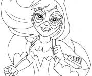 Coloriage Batgirl de DC Super Hero Girls