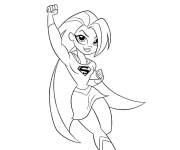 Coloriage DC Super Girl en ligne