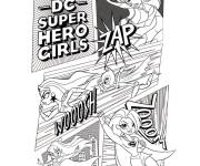 Coloriage DC Super Hero Girls à imprimer