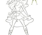 Coloriage DC Super Hero Girls Poison Ivy