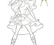 Coloriage DC Super Hero Girls Poison Ivy