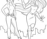 Coloriage DC Super Hero Girls pour enfants