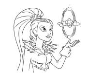 Coloriage Frost de DC Superhero Girls