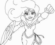 Coloriage Super Hero Girl Wonder Woman