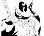 Coloriage Deadpool haute qualit&eacute;