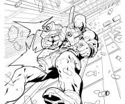 Coloriage Deadpool pour adulte
