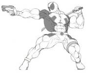 Coloriage Deadpool puissant