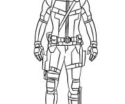 Coloriage Pose Deadpool &agrave; t&eacute;l&eacute;charger