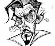 Coloriage Abstrait de Doctor Strange