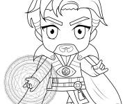 Coloriage Adorable Doctor Strange