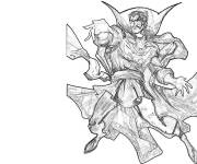 Coloriage Avengers Doctor Strange