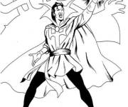 Coloriage Croquis premier personnage Doctor Strange