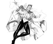 Coloriage Doctor Strange de bande de dessin anim&eacute;