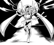 Coloriage Doctor Strange d&eacute;fendeur des galaxies