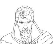 Coloriage Doctor Strange d&eacute;taill&eacute;
