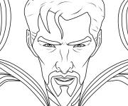Coloriage Doctor Strange du Multivers de folie