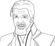 Coloriage Doctor Strange en vecteur