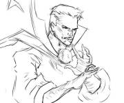 Coloriage et dessins gratuit Doctor Strange ex&eacute;cute sa force à imprimer