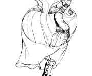 Coloriage et dessins gratuit Doctor Strange le magicien supr&ecirc;me à imprimer