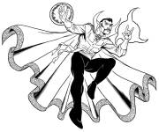 Coloriage Doctor Strange le maitre de magie