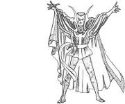 Coloriage et dessins gratuit Doctor Strange ouvre ses mains à imprimer