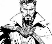 Coloriage Doctor Strange r&eacute;el