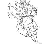 Coloriage et dessins gratuit Dr. Strange pensif à imprimer