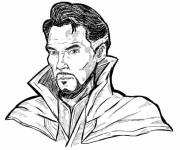 Coloriage Le myst&eacute;rieux Doctor Strange