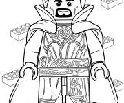 Coloriage Lego Doctor Strange pour maternelle