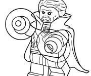Coloriage Lego Doctor Strange sans motifs