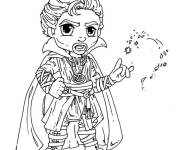 Coloriage Personnage Doctor Strange de cartoon