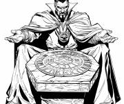 Coloriage Pierre du Temps et Docteur Strange