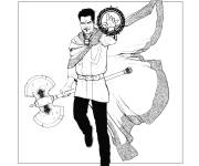 Coloriage Reproduction de la cape de Dr Strange