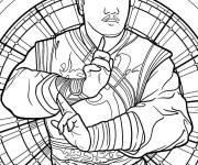 Coloriage Wong de Doctor Strange