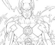 Coloriage Affiche du film de Flash de Marvel
