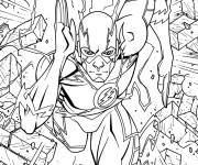 Coloriage Flash Barry Allen