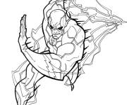 Coloriage Flash de Marvel en action
