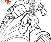 Coloriage Flash imprimable
