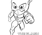 Coloriage Flash kawaii pour enfants